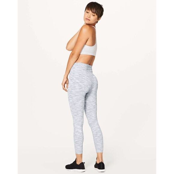 Lululemon Wunder Under Grey 7/8 Tight Leggings - Size: 12 - Picture 3 of 10